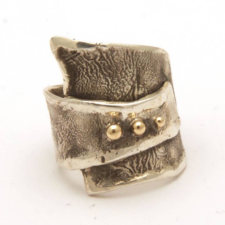 Tamara Kelly Designs - Wholesale Band/Stacked Ring - Reticulated ring series1