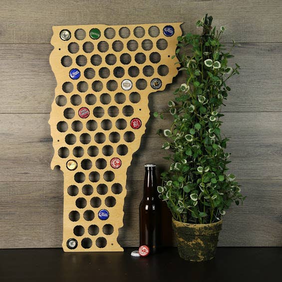 Torched Products – Engroshandel 3D-vægkunst – Mænds gave tilstand øl cap kort - Beer Cap Collector/Display104