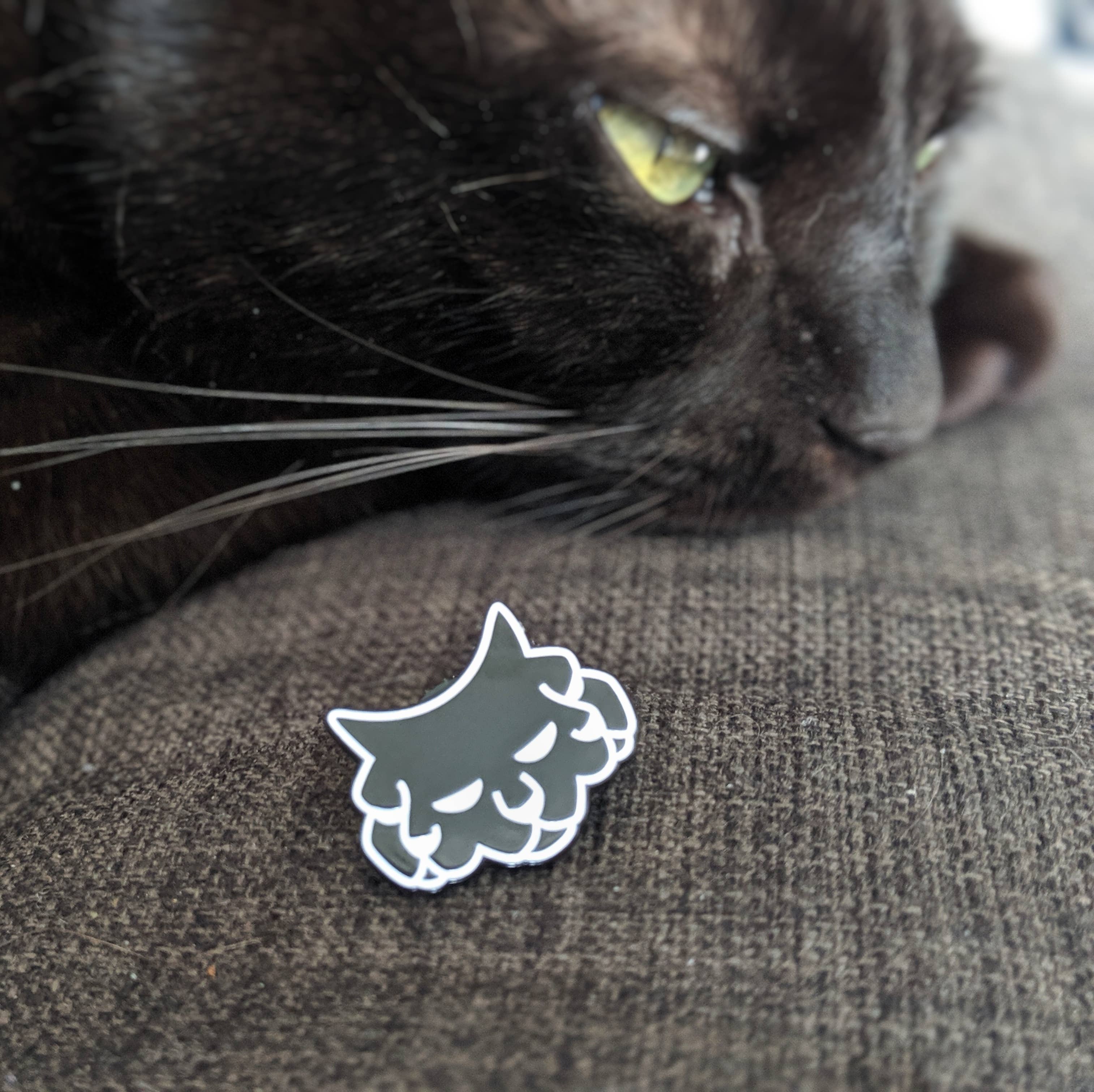 Brandy Bingham - Wholesale Lapel Pin/Button - Mittens Cat Enamel Pin5