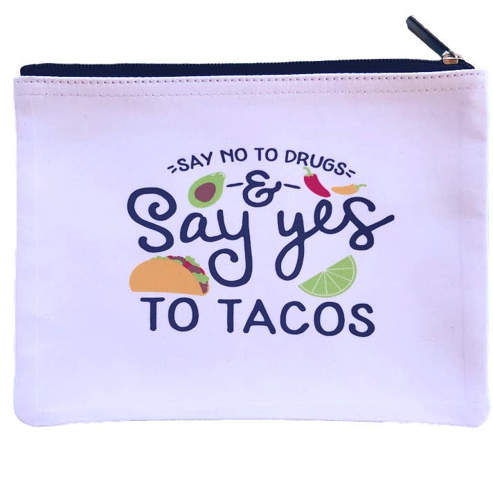 Say Yes to Tacos Pouch for wholesale by Dandy Like Candy