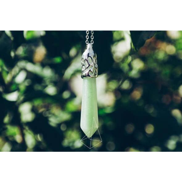 Stone Of Opportunity / Green Aventurine Necklace for wholesale by Foxfire Stones