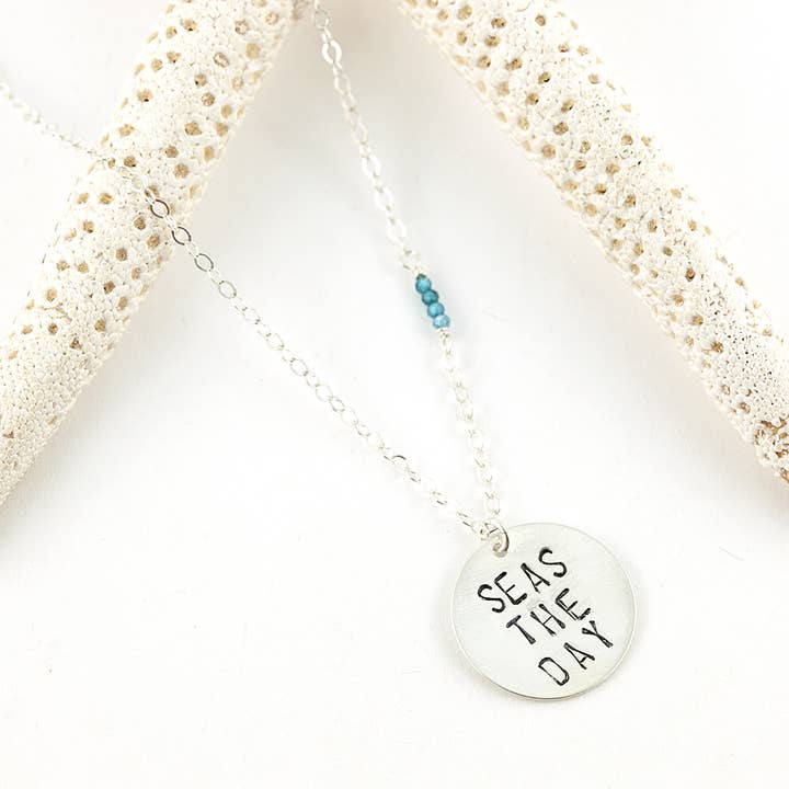 seas the day silver necklalce for wholesale by Midori Jewelry Hawaii