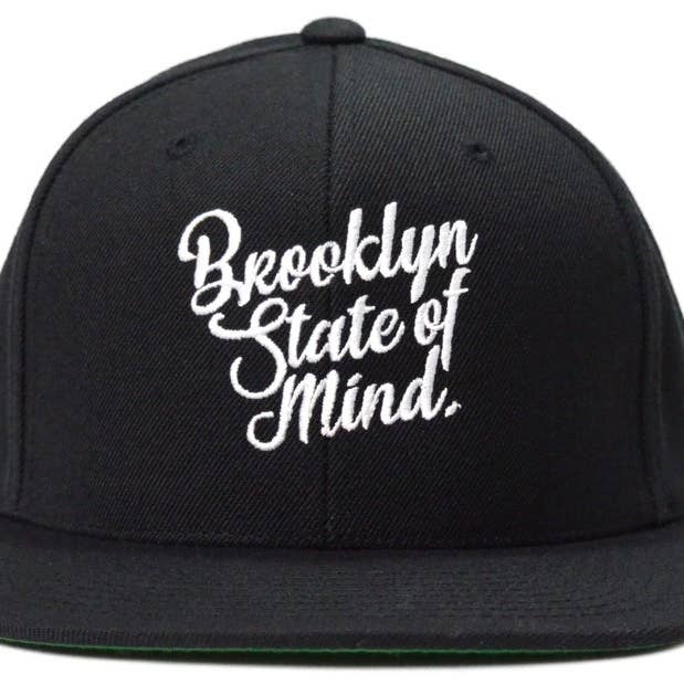 Black - Brooklyn State Of Mind - Snapback for wholesale by Brklyn Fit®
