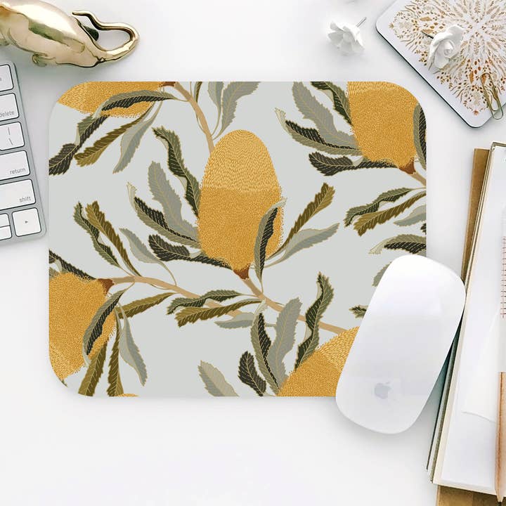 Tappetino per mouse rettangolare con motivo floreale australiano per la vendita all'ingrosso da parte di Onesweetorange