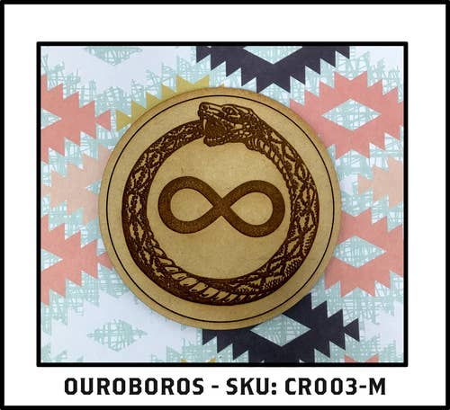 Insert Brand Here Shop - Wholesale Coasters - Drink Coaster - Ouroboros Eternity Snake Mythological aArt
