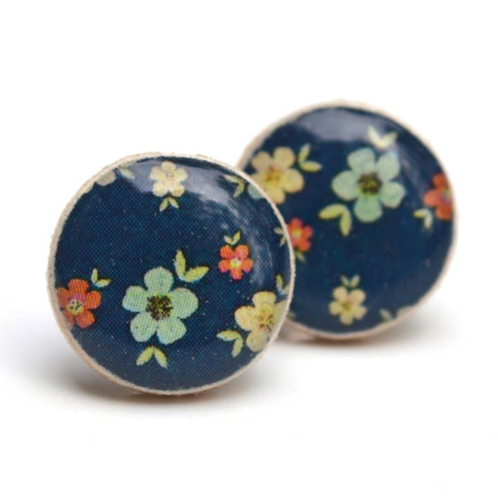 Tachuelas florales azul marino para venta al por mayor de Starlight Woods