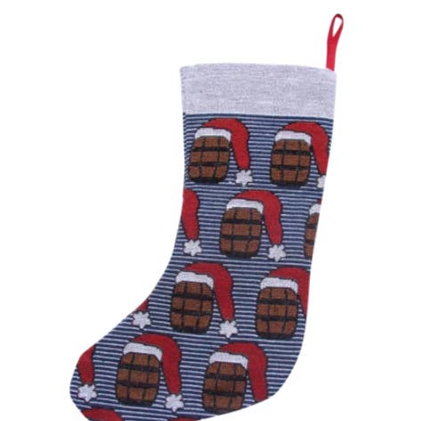 Bourbon - Santa - Bourbon Barrel - Christmas - Stocking for wholesale by Barrel Down South