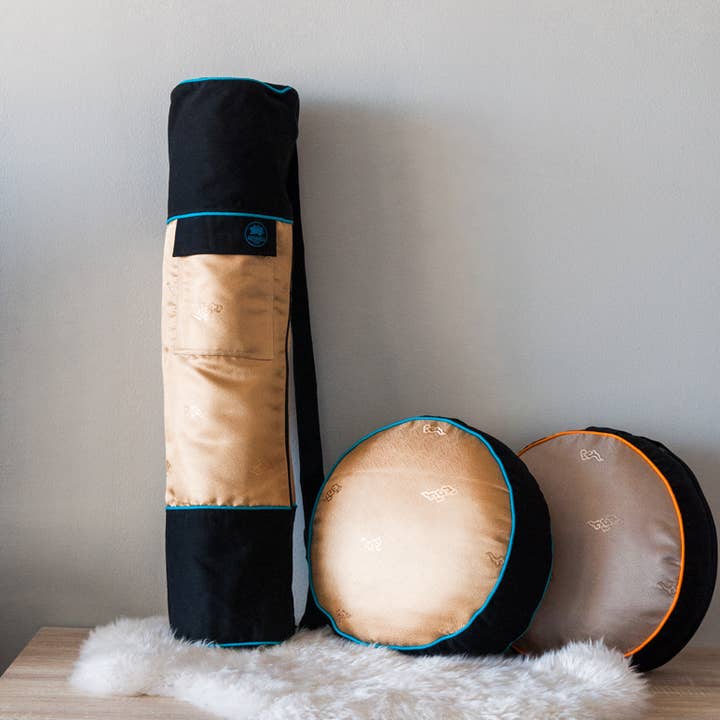 Kathmandu yogi - Wholesale Meditation supplies - Brocade Cushion - More Styles + Colors Available8