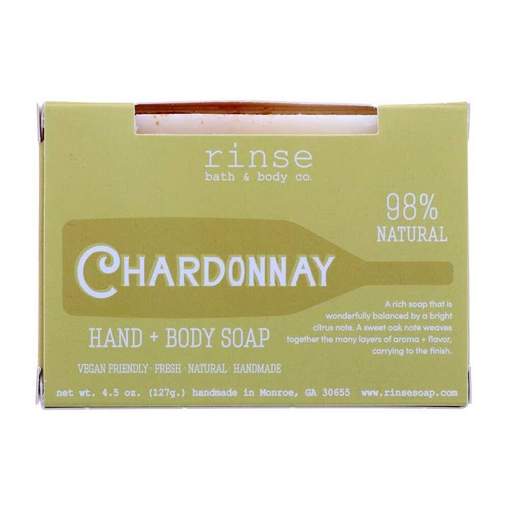 Rinse Bath Body Inc - Wholesale Bar Soap - Soap Wine - Chardonnay | Natural Bar Soap | Valentine's Day Gift1