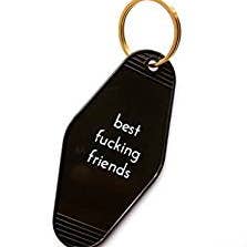 Best Fucking Friends Motel Key Tag for wholesale by He Said, She Said