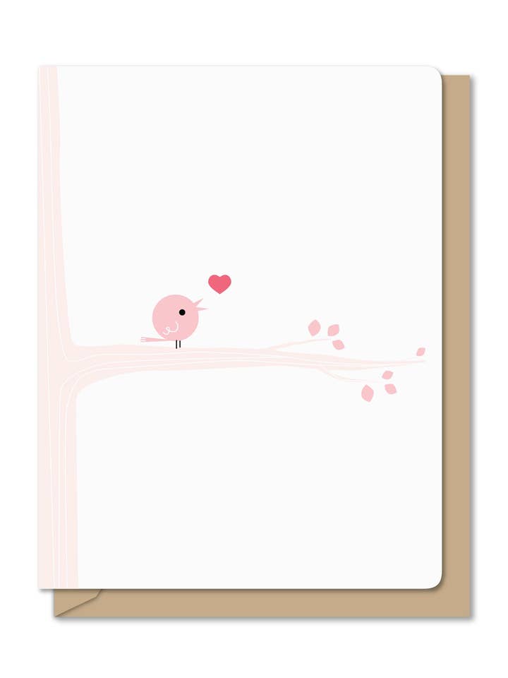A2/4.25" x 5.5" | Love-Friendship Greeting Card | Love Bird for wholesale by Maginating