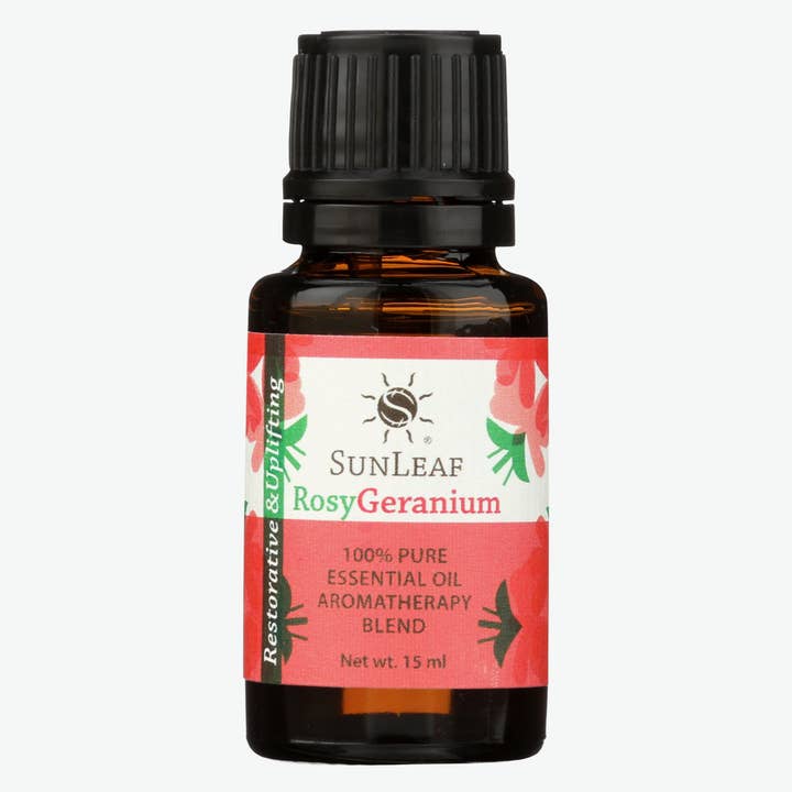 15 ml Rosy Geranium Aroma Blend for wholesale by SunLeaf Naturals