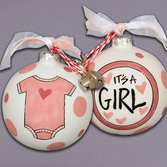 MAGNOLIA LANE - Wholesale Ornament - It’s a Girl Ornament