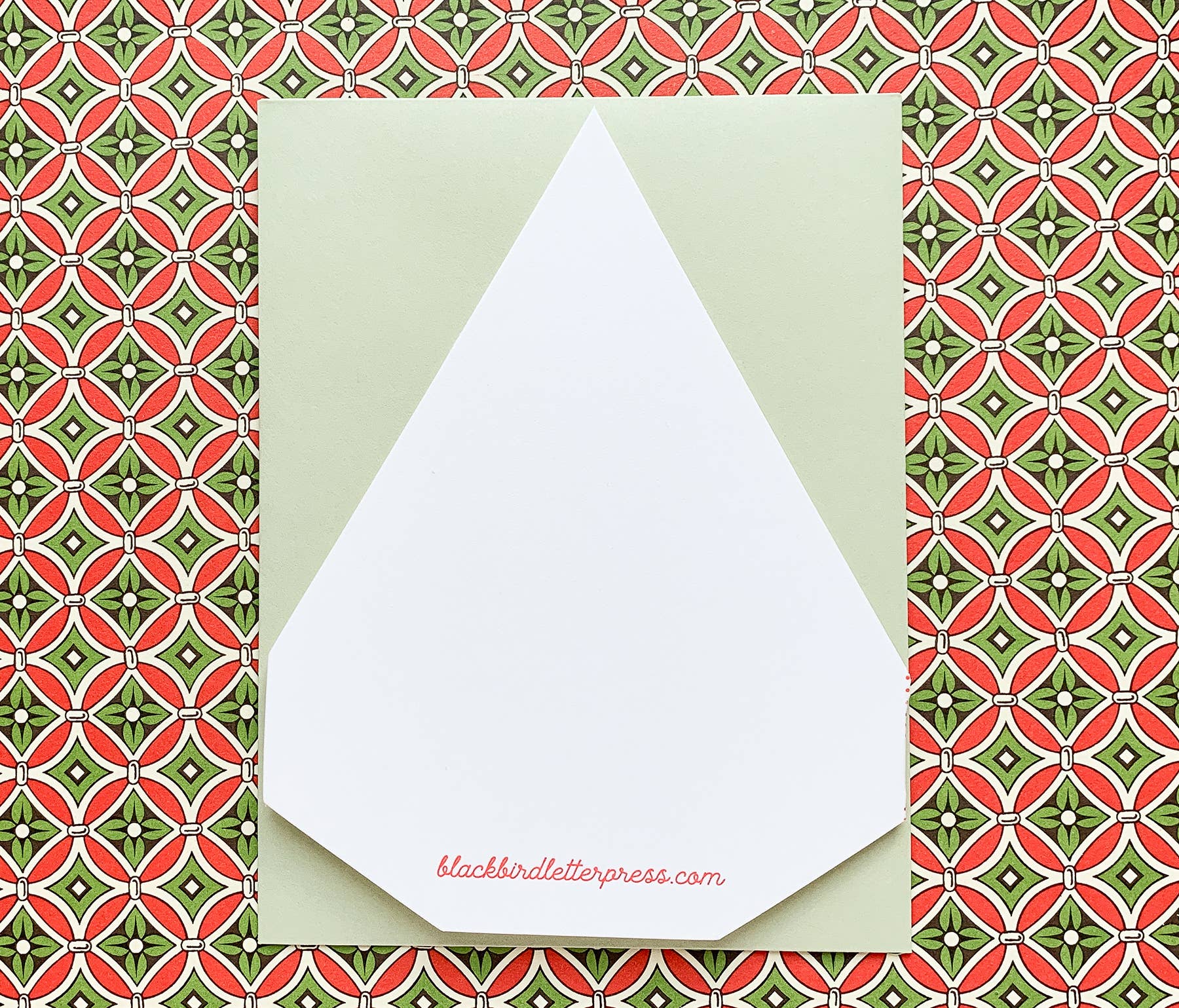 Blackbird Letterpress – wholesale Season’s Greetings card – mistletoe wish card2