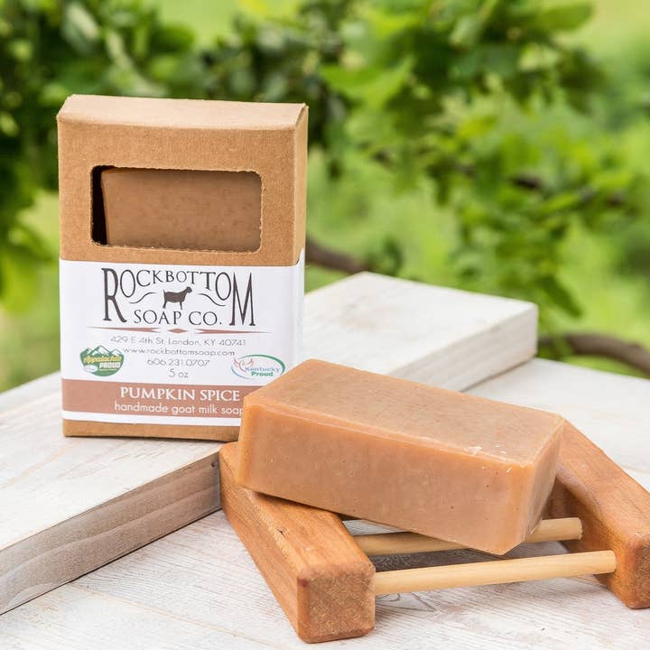 Rock Bottom Soap - Wholesale Bar Soap - Pumpkin Spice Goat Milk Soap