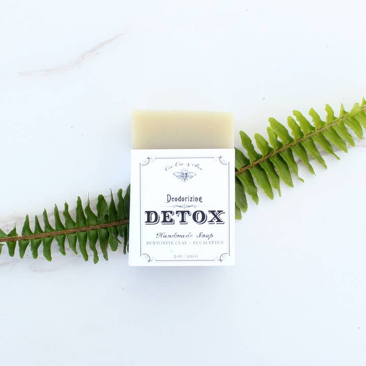 CeeCee & Bee - Wholesale Bar Soap - Eucalyptus Detox Soap Bar 3.8oz3