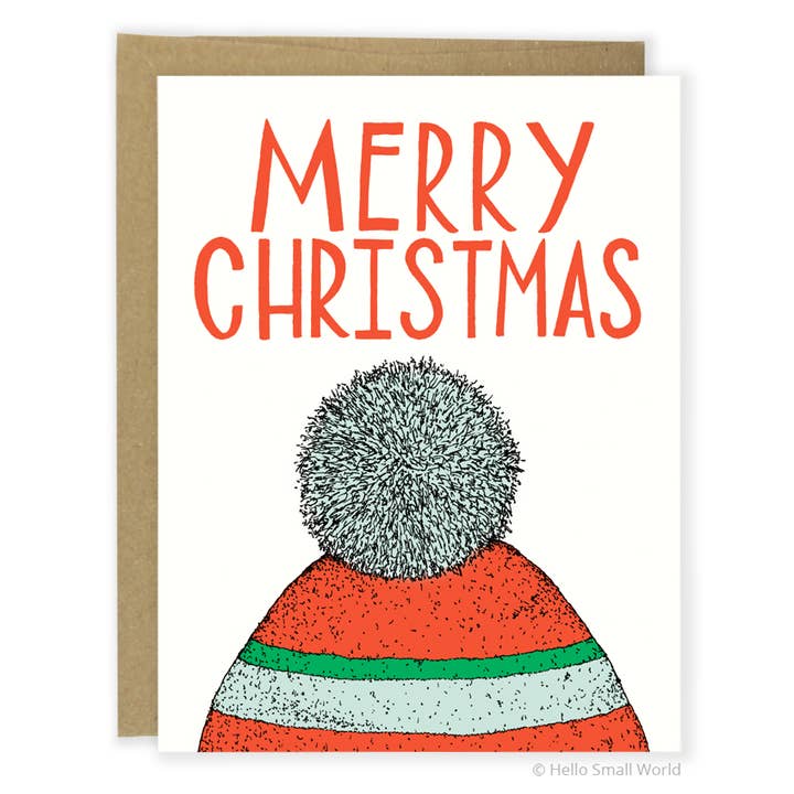 Toboggan Card - Set of 8 for wholesale by Hello Small World