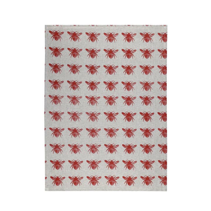 Raine & Humble - Wholesale Tea Towel - Terra Cotta Honey Bee Tea Towel Pack2