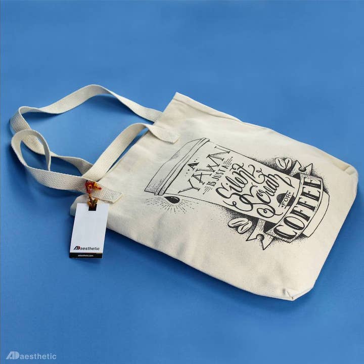 Scream For Coffee Tote Bag for wholesale by AD Aesthetic