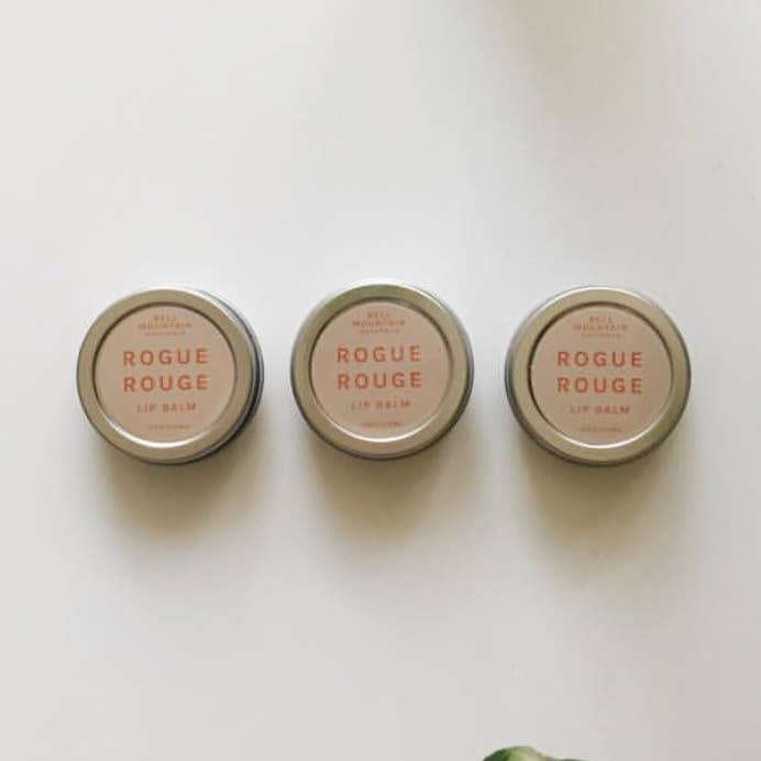 Bell Mountain Naturals - Wholesale Lip Balm - Rogue Rouge Rose Lip Balm. Eco friendly, low waste. All natu0