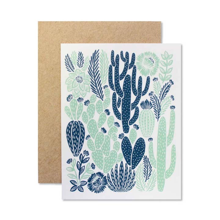 Cartão Cactus por atacado de Wild Hart Paper