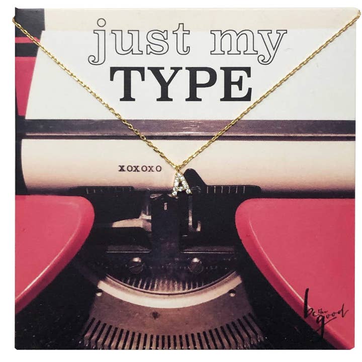 Just My Type A-Z Necklace for wholesale by Be the Good