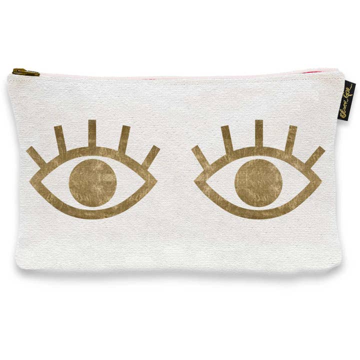 Oliver Gal 'Eye Am Wide Awake' Pouch (Size 9x6) for wholesale by The Oliver Gal Artist