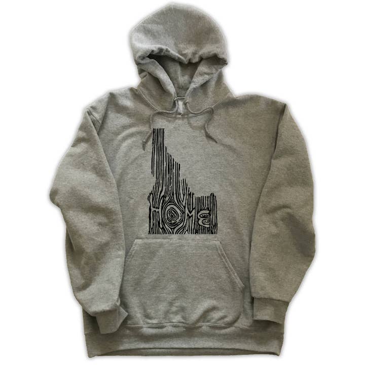 Medium - Idaho Ingrained State Hoodie Sweatshirt for wholesale by Ingrained Apparel