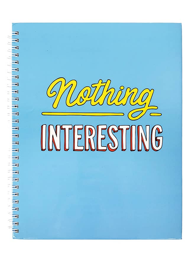 Nichts Interessantes Notizbuch für den Großhandel von Pinky Weber