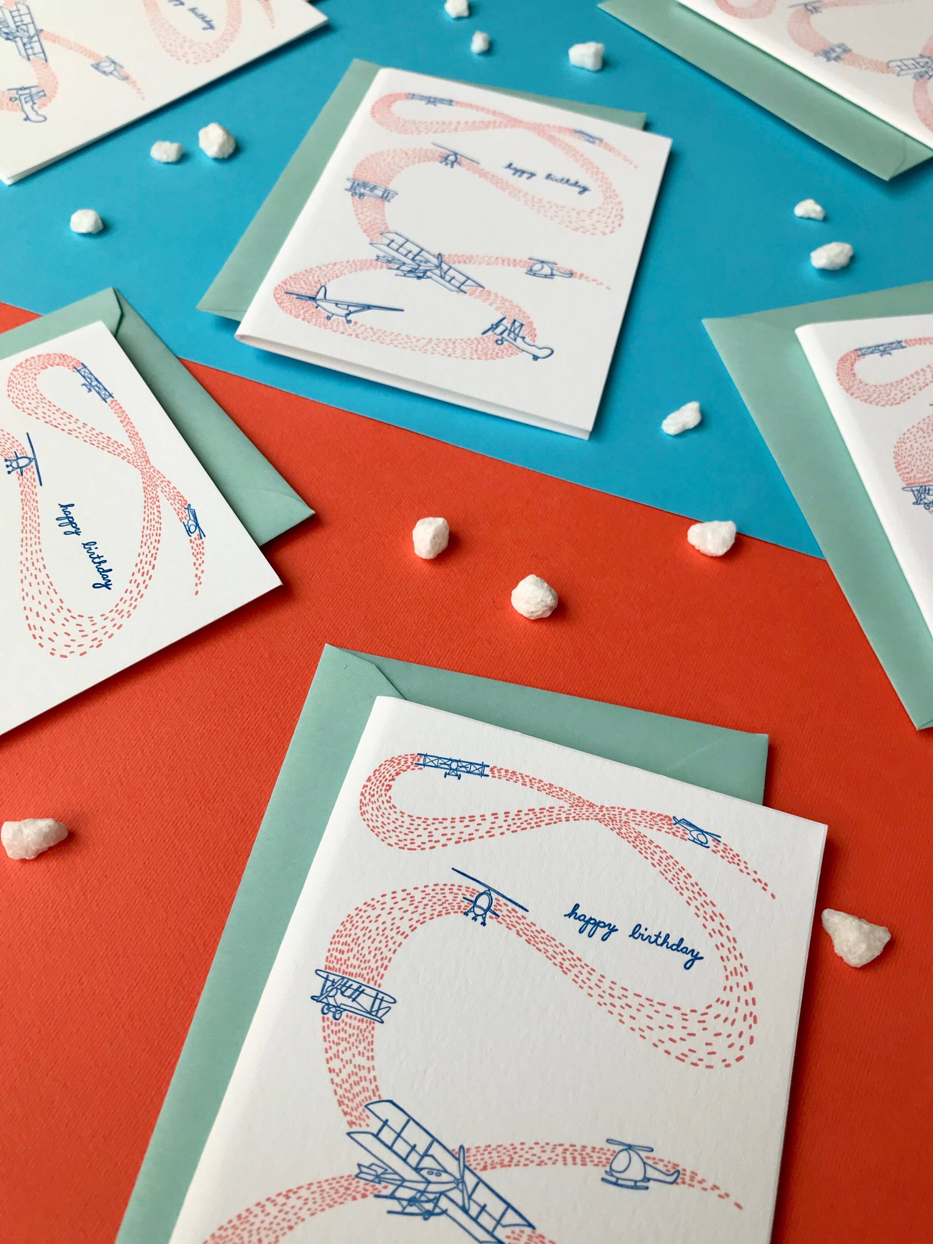 Helen Edna - Wholesale Birthday Card - Birthday Planes Greeting Card1