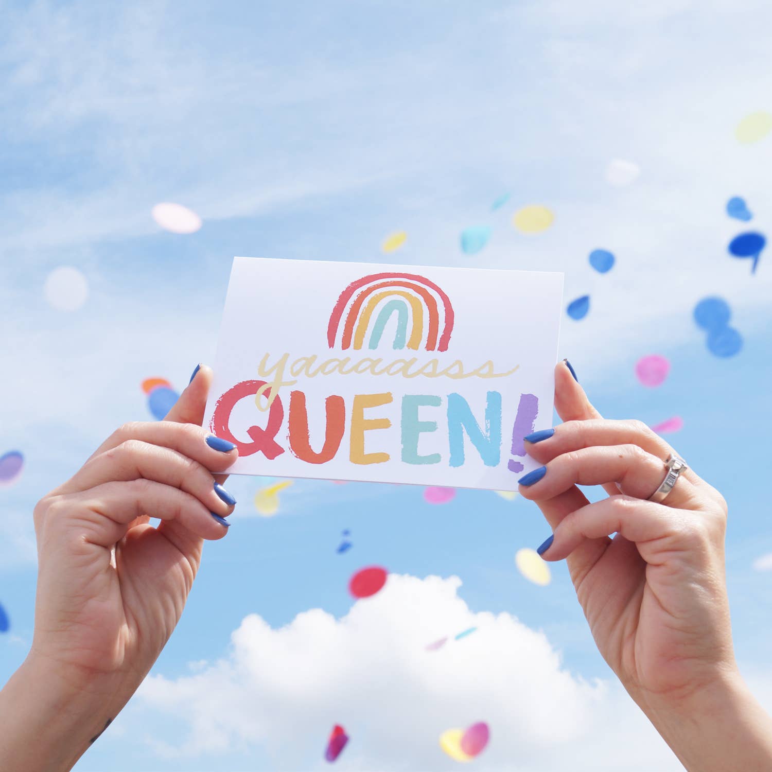 9th Letter Press – wholesale Vardagliga hälsningskort – Yas Queen - Vardagskort1