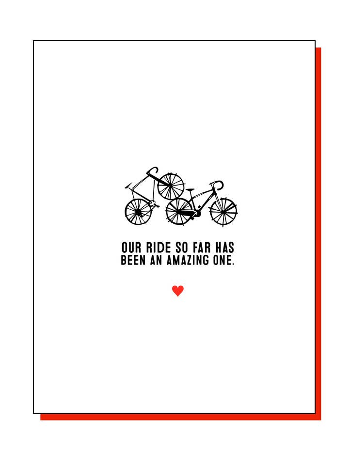 Cykel Hump Card for engroshandel hos jack + ella paper
