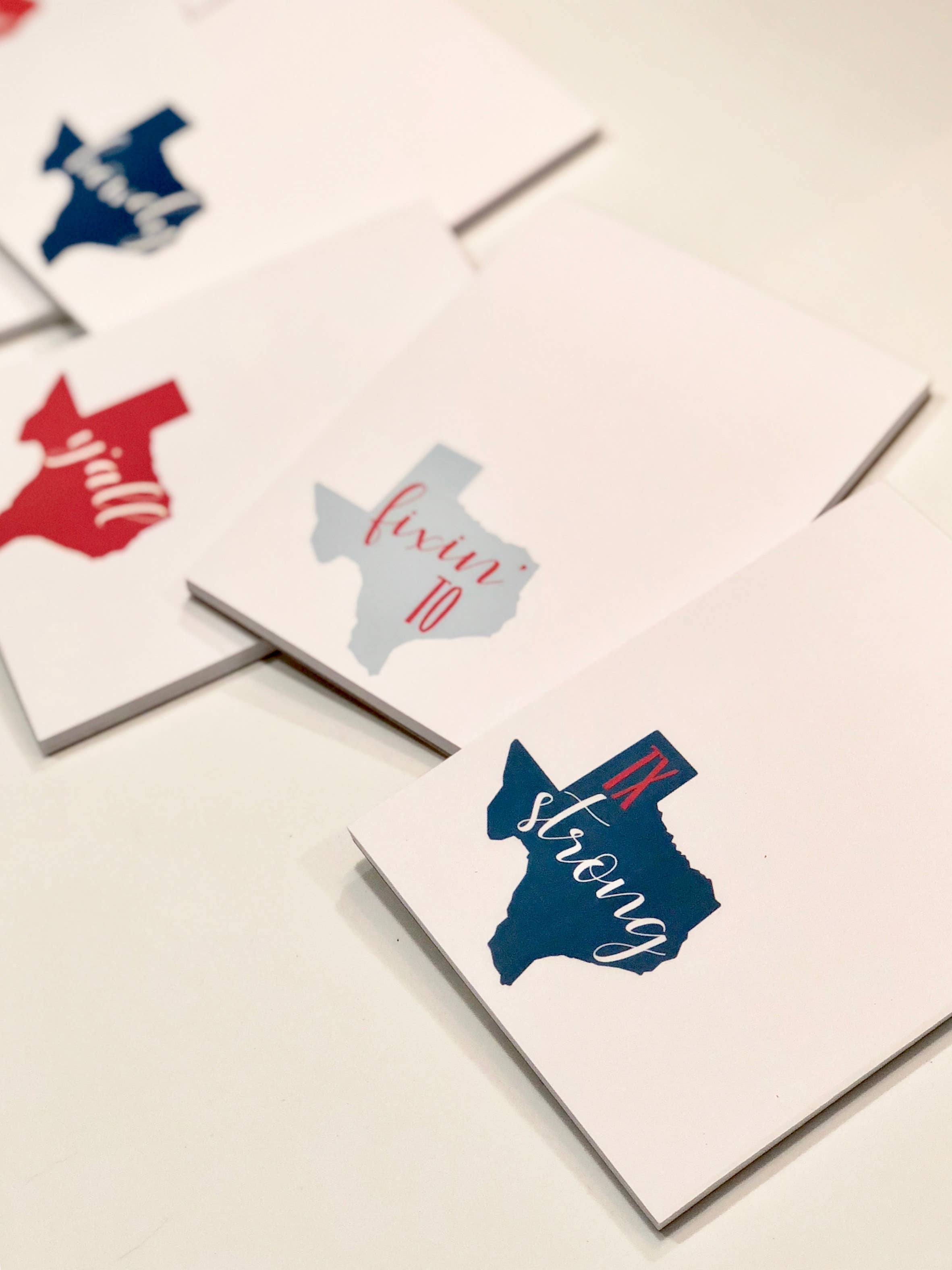 The Mad Padder - Wholesale Notepad - State Notepads - Texas Strong Notepad - TX Going Away Gift1