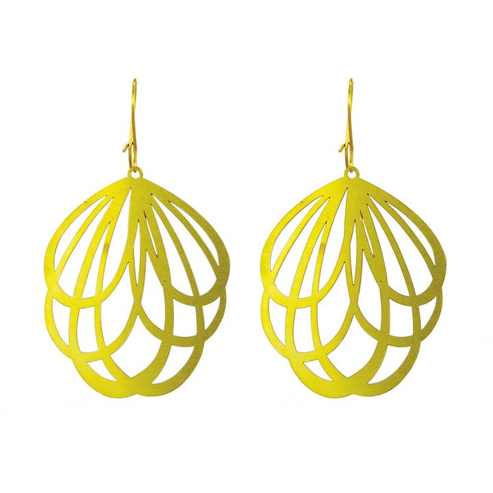 Deco Blossom Flower Earrings for wholesale by Santore Jewelry Company