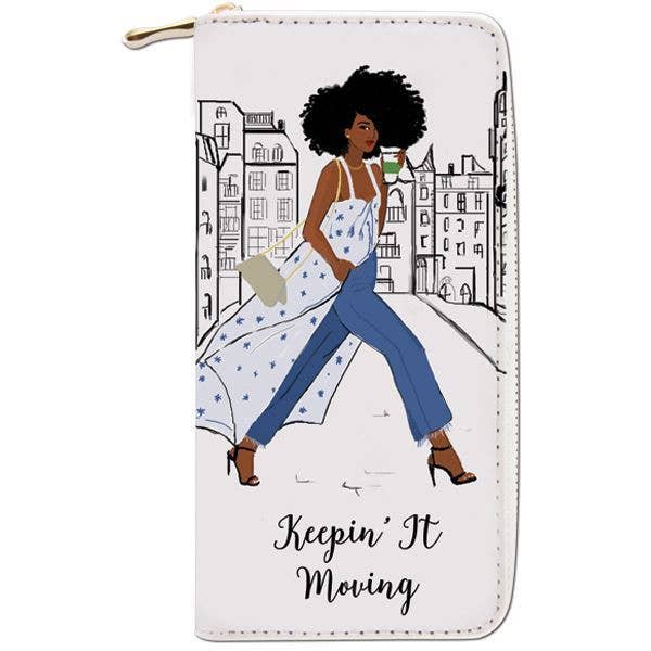 Keepin' It Moving Wallet for wholesale by African American Expressions