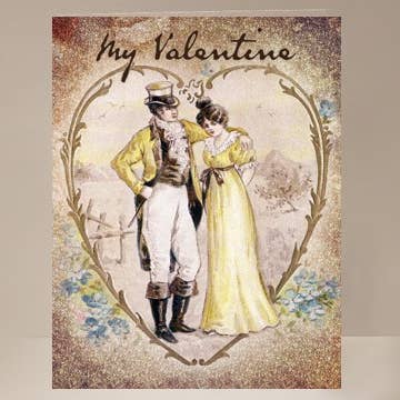Biglietto di San Valentino Vintage Romance per la vendita all'ingrosso da parte di Yesterday's Best