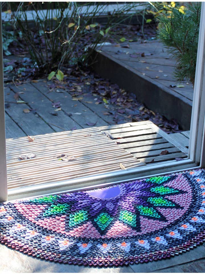 Mandala Mat - Half Circle for wholesale by Zig Zag Asian Collection