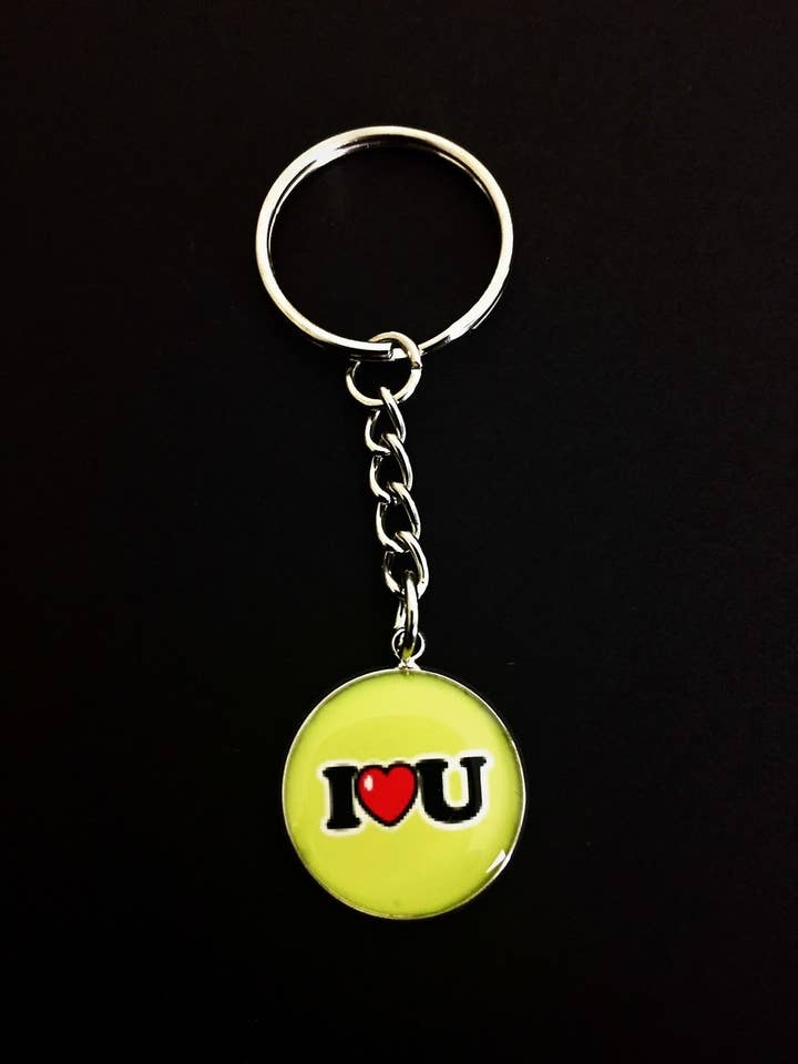 I Love You Charm Keychain for wholesale by Clearly Hip