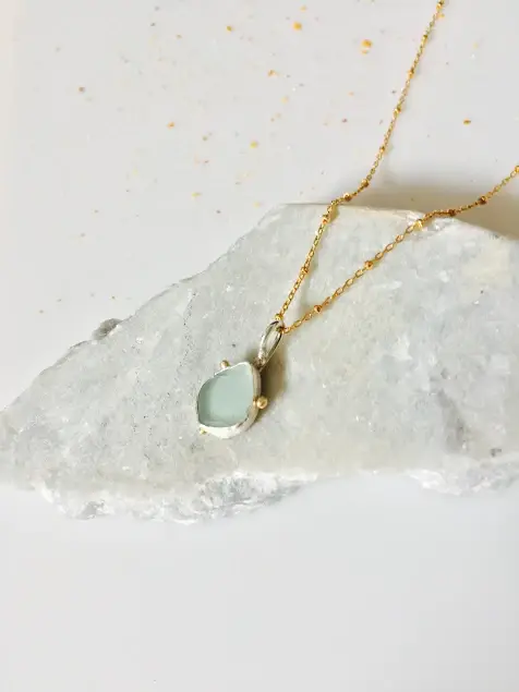 La Soucique Studio Metalsmithing - Wholesale Pendant/Charm Necklace - Perelle Power of Three Necklace - Sterling Silver and Brass2