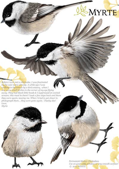 MYRTE – Decalque de janela/parede por atacado – Adesivo de Parede Ilustrações de Chapins3