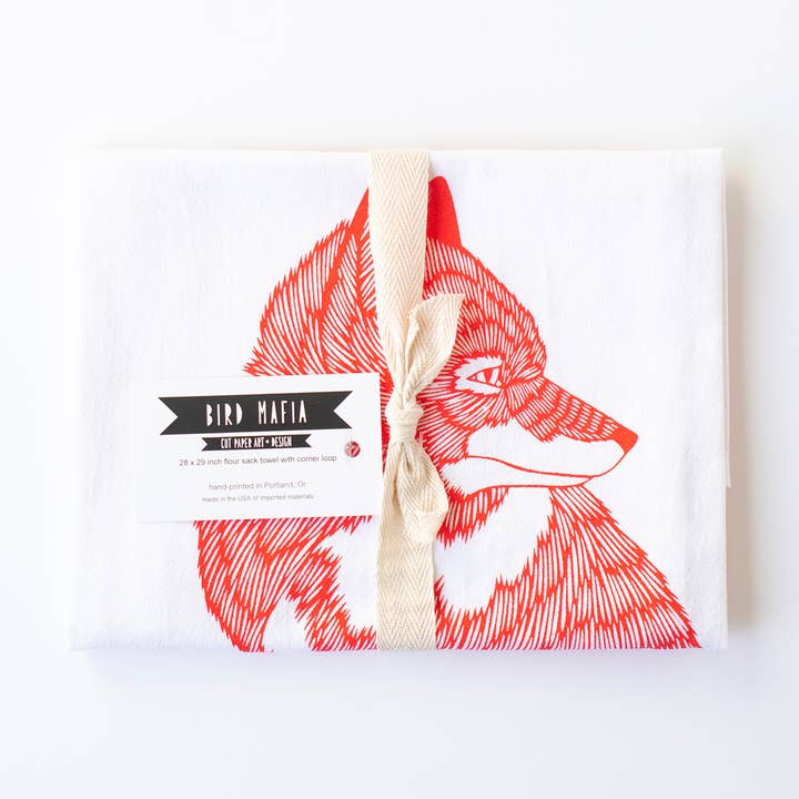 Fox Flour Sacktuch für den Großhandel von Bird Mafia