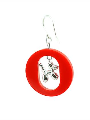 Poppaki Red Single Earring for wholesale by De signature Life