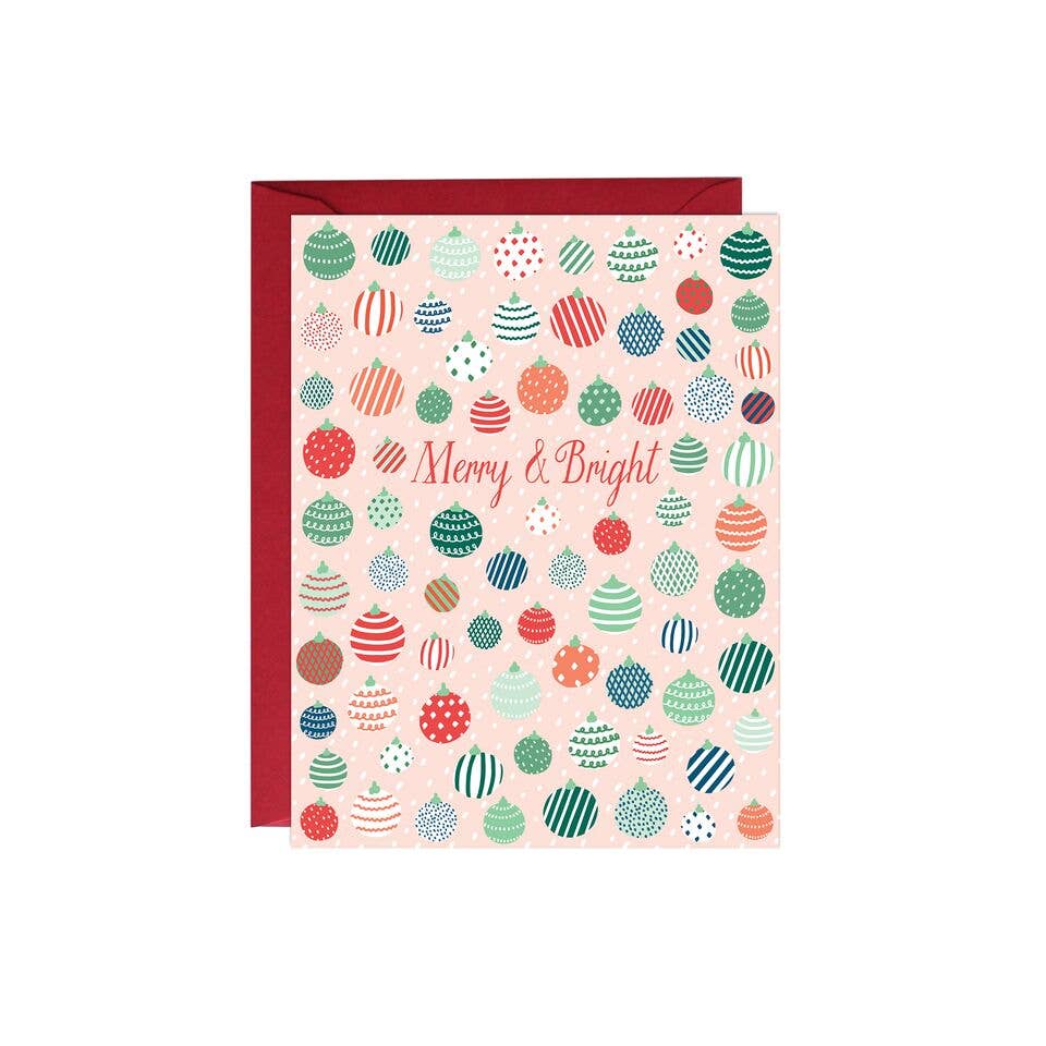Paula & Waffle - Wholesale Christmas Card - Merry and Bright Card0