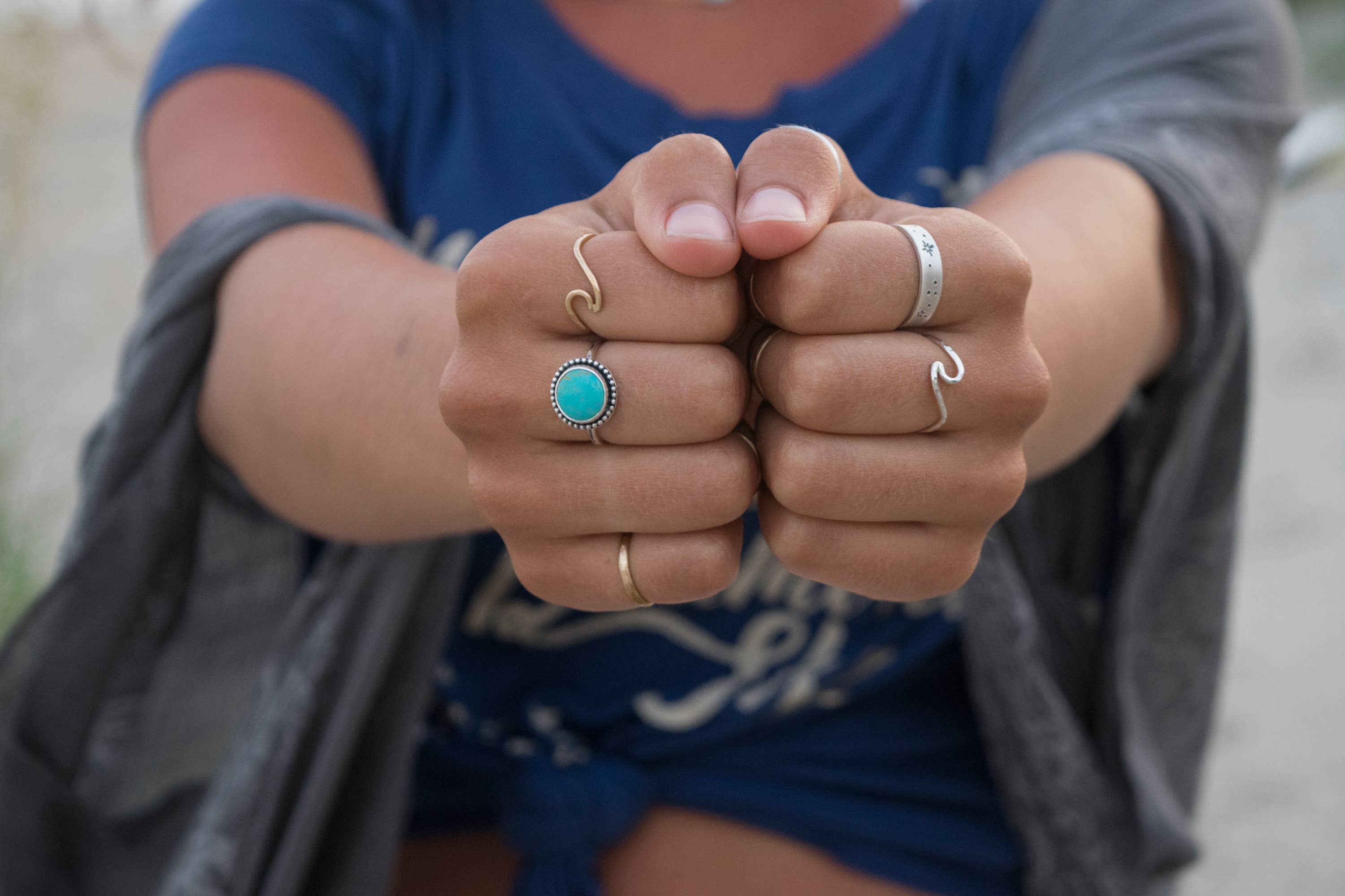 Indigo Moon Jewels - Wholesale Cocktail/Statement Ring - Small Turquoise Ring2