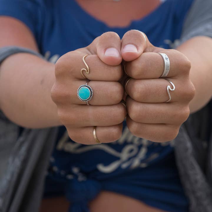 Indigo Moon Jewels - Wholesale Cocktail/Statement Ring - Small Turquoise Ring2
