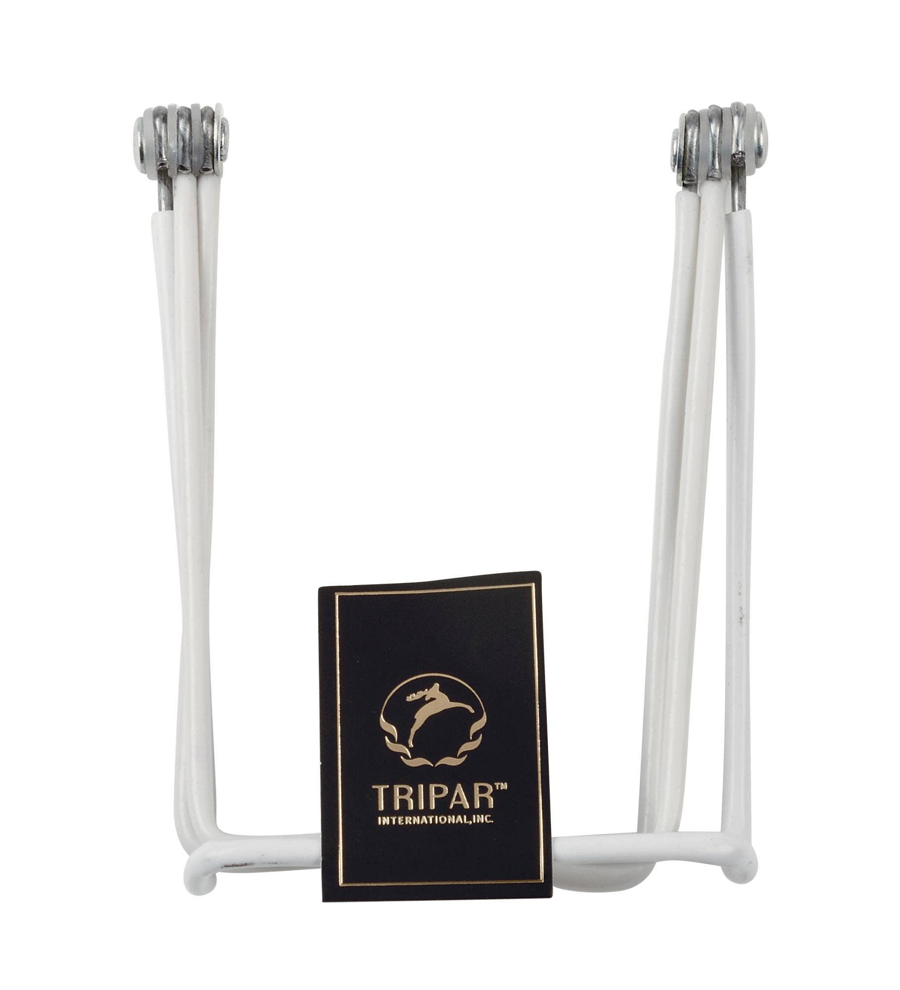 Tripar International - Wholesale Retailer Display Stand/Case - White Vinyl 3-Wire Stand3