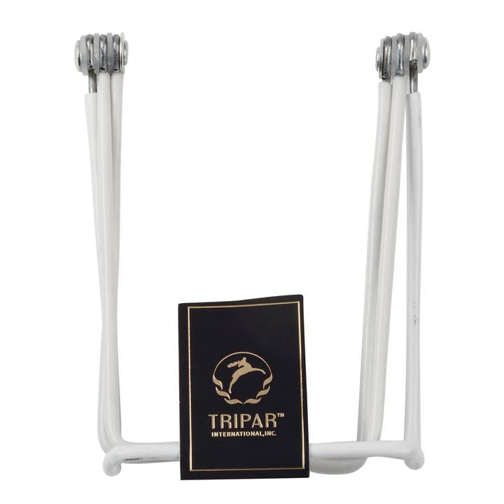 Tripar International - Wholesale Retailer Display Stand/Case - White Vinyl 3-Wire Stand3