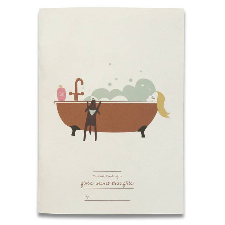 A Girl's Secret Thoughts Notebook for wholesale by pleased to meet GmbH