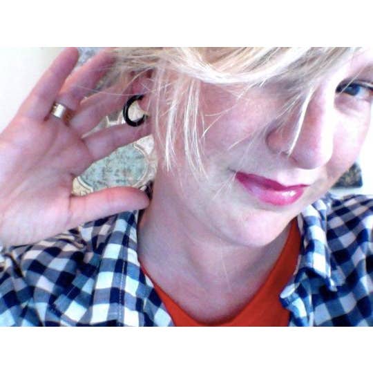 Leetie Lovendale - Wholesale Hoop Earrings - Dark Aqua Blue Skinny Tube Hoop Earrings1