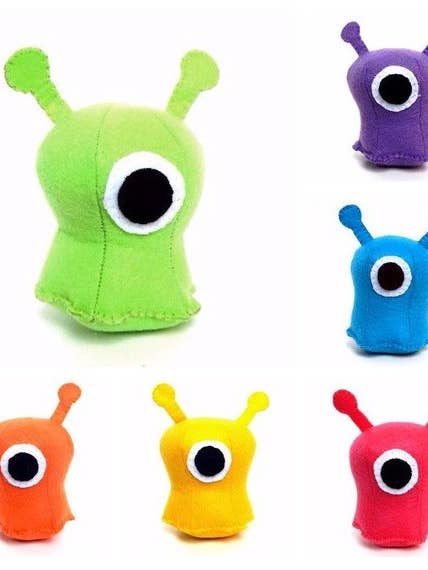 Small One-Eyed Alien Plush Toy for wholesale by Live Dream Create